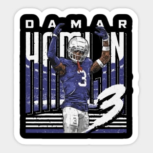 Damar Hamlin Buffalo Player Name Sticker